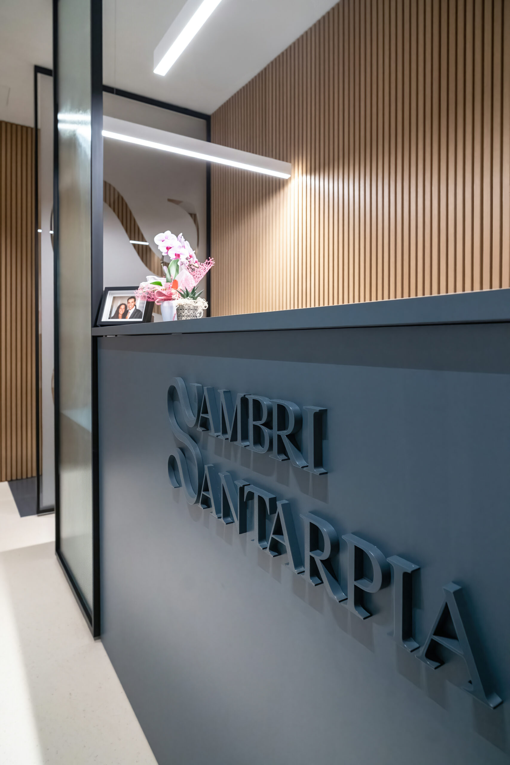 Sambri Santarpia Foto della reception dello studio dentistico Sambri Santarpia